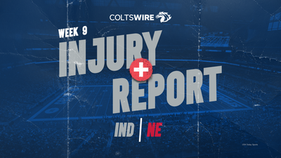 Colts vs. Patriots: Initial injury report for Week 9