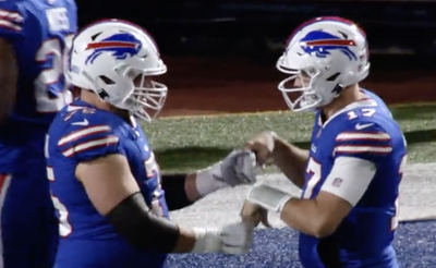 Josh Allen is so good he can remember an elaborate handshake with every member of the Bills’ offense