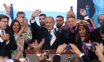 Netanyahu thanks voters as rightwing bloc extends Israeli election lead