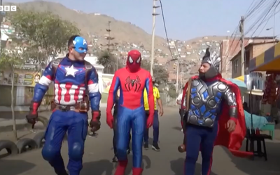 Police dress as superheroes for drug bust