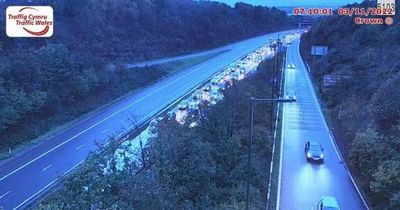 Live updates as crash on M4 causes long delays near Swansea