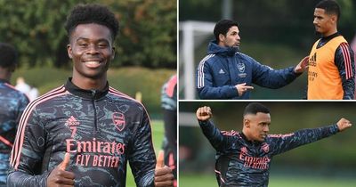 5 things noticed from Arsenal training as Mikel Arteta gets triple injury boost