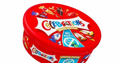 Celebrations set to offer Bounty-free tubs this Christmas as coconut sweet removed from tins