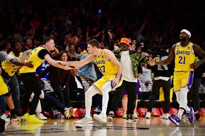 The slow-mo version of Matt Ryan’s buzzer-beater for the Lakers is absolutely mesmerizing