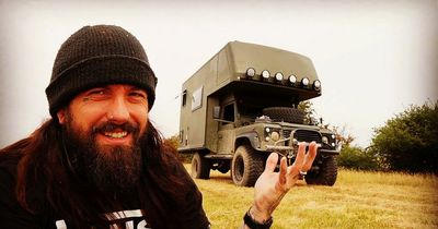 Dad saves mega £1,000 a month on bills by living inside a converted ex-army van
