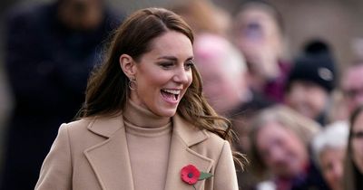 Kate Middleton wears £1.50 earrings as she braves muddy grass in heels to greet fans