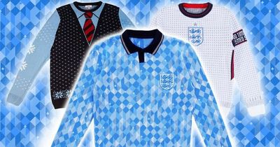 World Cup Christmas jumpers range brings back Gareth Southgate waistcoat knitwear