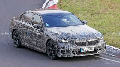 New BMW i5 Spy Shots Capture Electric Sedan Testing At Nurburgring