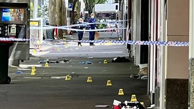 Two men arrested over fatal stabbing in Bourke Street in Melbourne's CBD