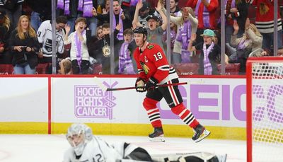 Blackhawks edge Kings in overtime as Arvid Soderblom earns first win