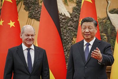 Germany’s Olaf Scholz meets China’s Xi Jinping as trade in focus