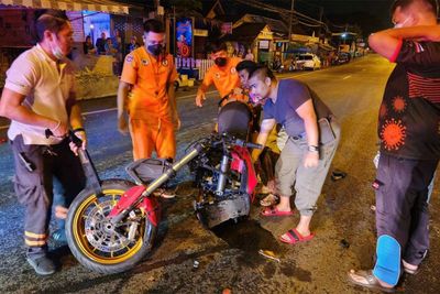Three killed, two injured in big-bike crash