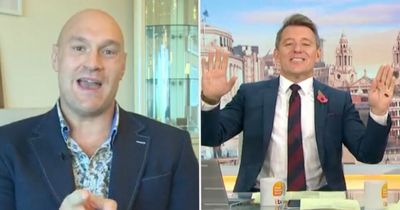 Tyson Fury corrects GMB presenter Ben Shephard as he explains retirement U-turn