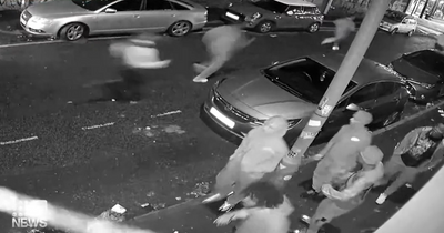 Shirtless rugby stars chase down thief in Manchester days after Michael Cheika's laptop stolen