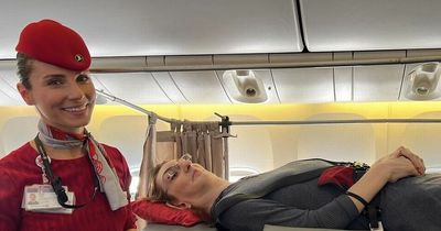 World's tallest woman flies on plane for first time as airline removes six seats
