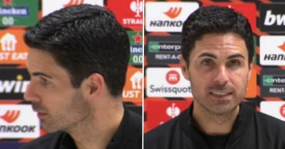 Mikel Arteta speechless after being blindsided during Arsenal press conference