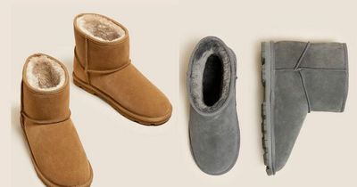 Marks & Spencer has dropped a dupe of the Ugg mini boot and they cost £100 less