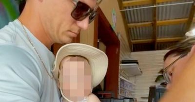 Dad branded 'awful' for taking baby son for first 'tattoo' - but others say it's cute