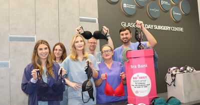 Glasgow plastic surgeons opens the city's first bra bank to help those in need