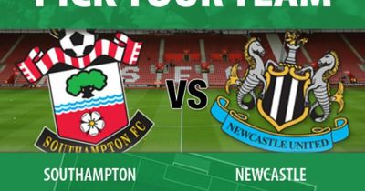 Pick your Newcastle United starting XI for Magpies' away clash at Southampton