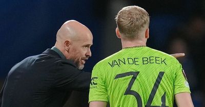 Erik ten Hag delivers verdict on Donny van de Beek's Man Utd future after rare display