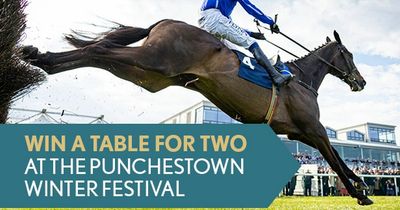 Win a table for two at Punchestown Winter Festival