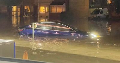 'My Tesla started floating off as the street flooded and I was stuck inside'
