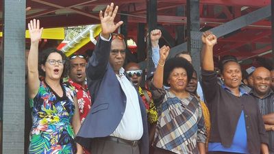 Alatoi Ishmael Kalsakau becomes Vanuatu's prime minister after country elects first female MP in 14 years