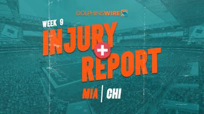 Dolphins final Week 9 injury report: 1 out, 4 questionable vs. Bears