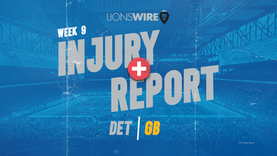 Lions final Week 9 injury report: 3 DBs out, WR Josh Reynolds doubtful