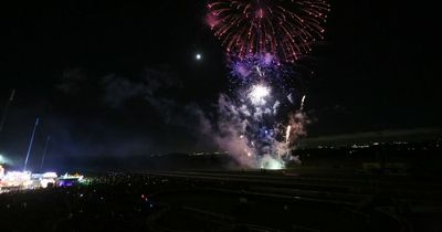 Newcastle Racecourse holds stunning fireworks display that dazzles thousands of families