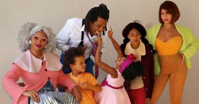 Beyonce finally posts her Halloween costume as the Carters become The Proud Family