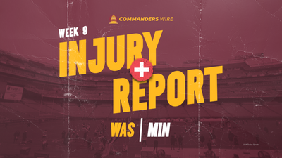 Final injury report for Commanders vs. Vikings, Week 9