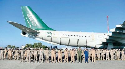Saudi Air Force Members Arrive in Greece to Participate in Falcon Eye 3