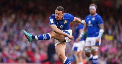 What time is Italy v Samoa kick-off today and what TV channel is it on?