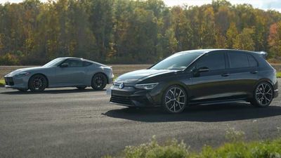 Nissan Z Versus VW Golf R Drag Race Sees A Landslide Winner