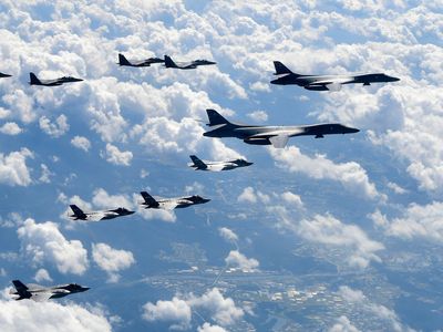 North Korea launches four more missiles as U.S. flies bombers over South
