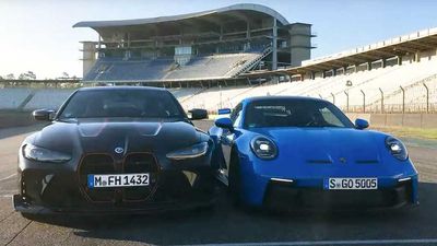 Porsche 911 GT3 Duels BMW M4 CSL In Hockenheim Test