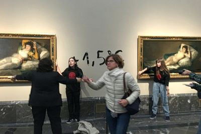 Activists glue hands to Goya frames at Prado: Spanish police