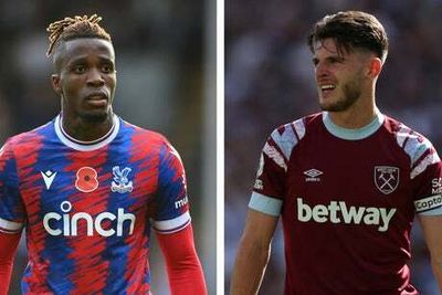 West Ham vs Crystal Palace: Wilfried Zaha and Declan Rice must see ambitions met as transfer questions swirl