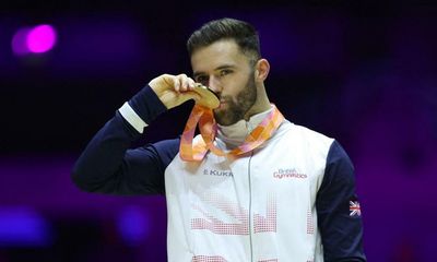 Giarnni Regini-Moran becomes first British male to win world floor gold