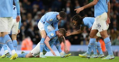 Kevin De Bruyne's final desperate act in last-gasp Man City win sums up his brilliance