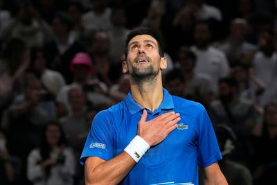 Novak Djokovic battles past Stefanos Tsitsipas to reach Paris Masters final