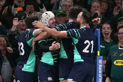 Ireland withstand injuries to defeat South Africa in tense Dublin Test