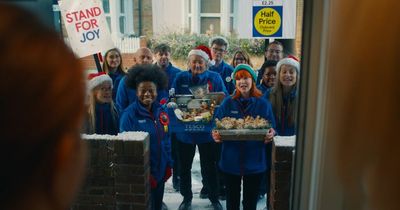 Tesco Christmas ad 2022 features The Christmas Party standing up for joy