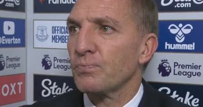 Brendan Rodgers makes 'hostile' Goodison claim after Everton defeat to Leicester