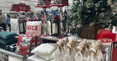 Dunnes Stores selling affordable Christmas cushions and blankets with prices from €10