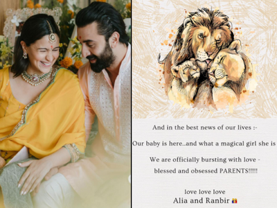 Our baby is here...and what a magical girl she is: Alia Bhatt writes on welcoming a little princess with Ranbir Kapoor