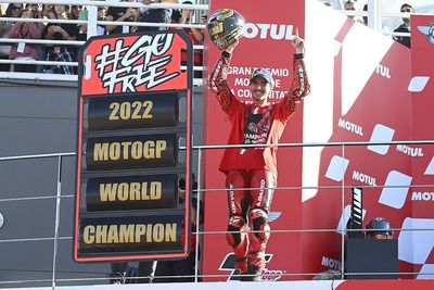 Valencia MotoGP: Bagnaia crowned 2022 champion, Rins wins finale