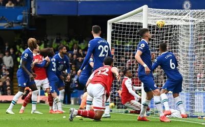 Gabriel sends Arsenal top as Chelsea crash again